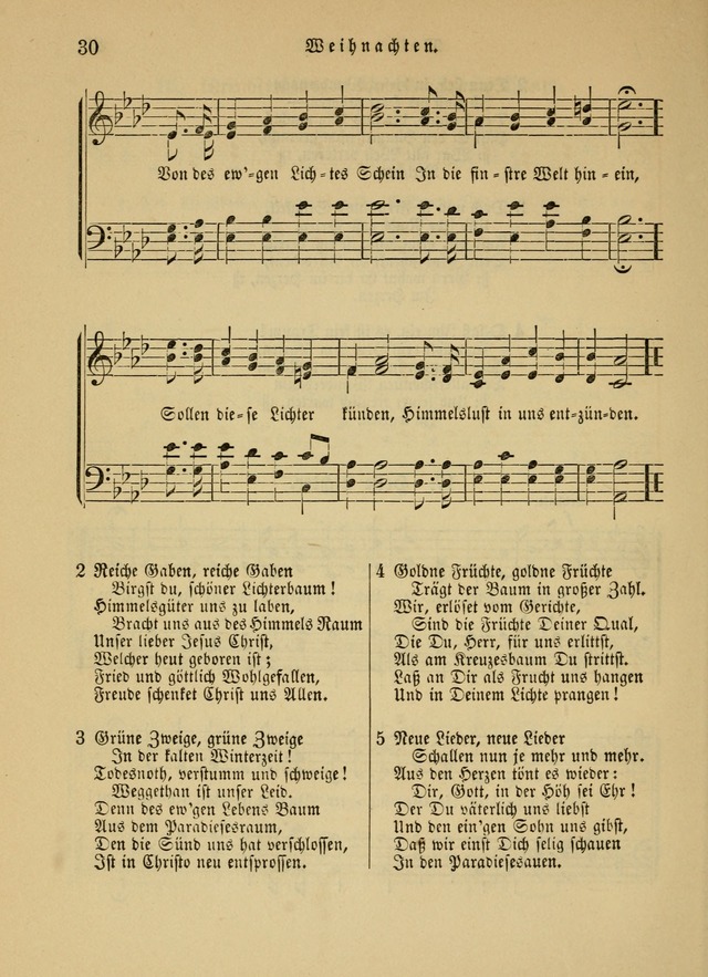 Sonntagsschul-Gesangbuch der Reformirten Kirche in den Vereinigten Staaten page 30