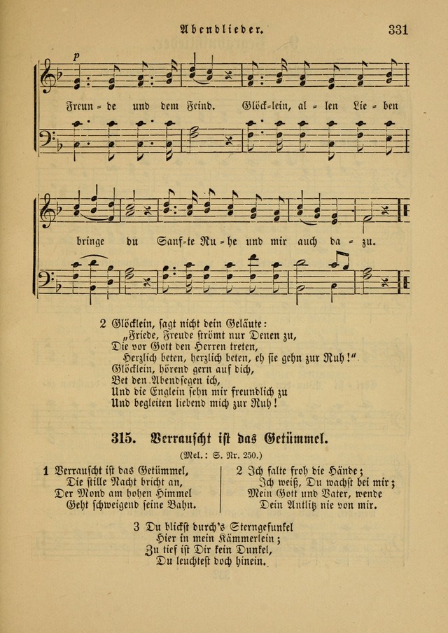 Sonntagsschul-Gesangbuch der Reformirten Kirche in den Vereinigten Staaten page 331