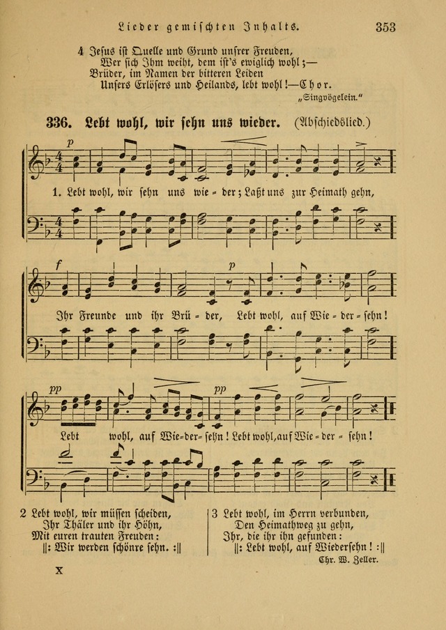 Sonntagsschul-Gesangbuch der Reformirten Kirche in den Vereinigten Staaten page 353