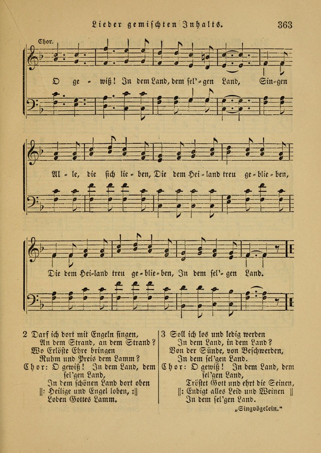 Sonntagsschul-Gesangbuch der Reformirten Kirche in den Vereinigten Staaten page 363