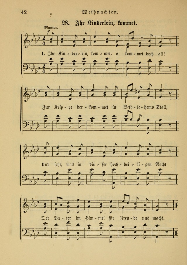 Sonntagsschul-Gesangbuch der Reformirten Kirche in den Vereinigten Staaten page 42