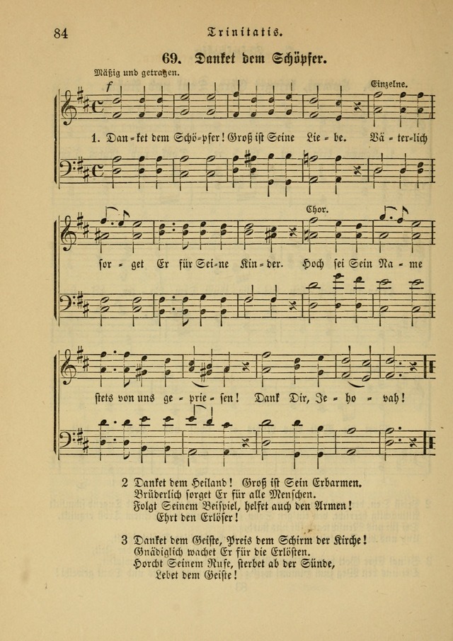 Sonntagsschul-Gesangbuch der Reformirten Kirche in den Vereinigten Staaten page 84