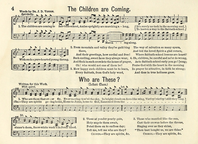 Songs of Gladness for the Sabbath School page 2