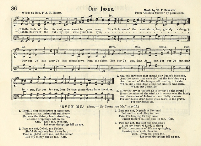 Songs of Gladness for the Sabbath School page 84