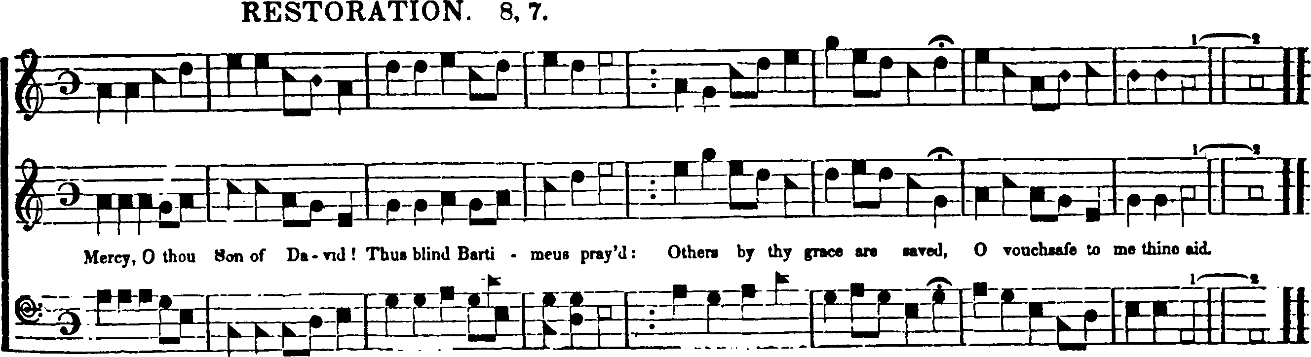 The Southern Harmony, and Musical Companion (New ed. thoroughly rev. and much enl.) page 14