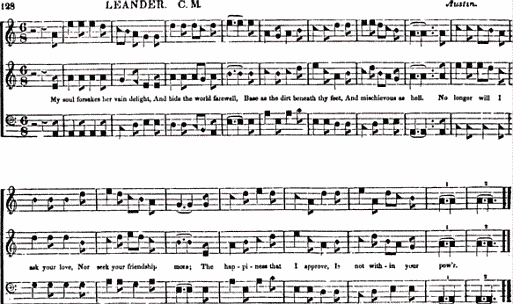 The Southern Harmony, and Musical Companion (New ed. thoroughly rev. and much enl.) page 323