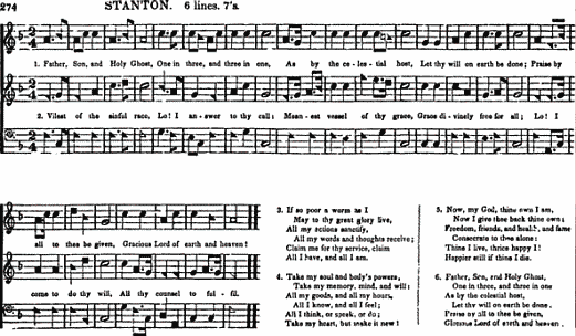 The Southern Harmony, and Musical Companion (New ed. thoroughly rev. and much enl.) page 557