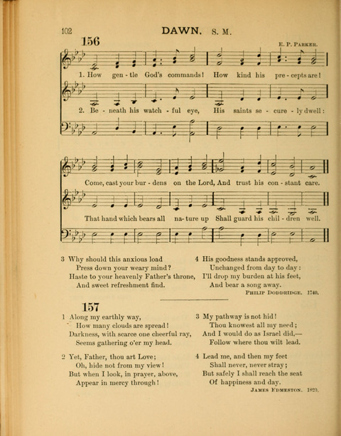 The School Hymnary: a collection of hymns and tunes and patriotic songs for use in public and private schools page 102