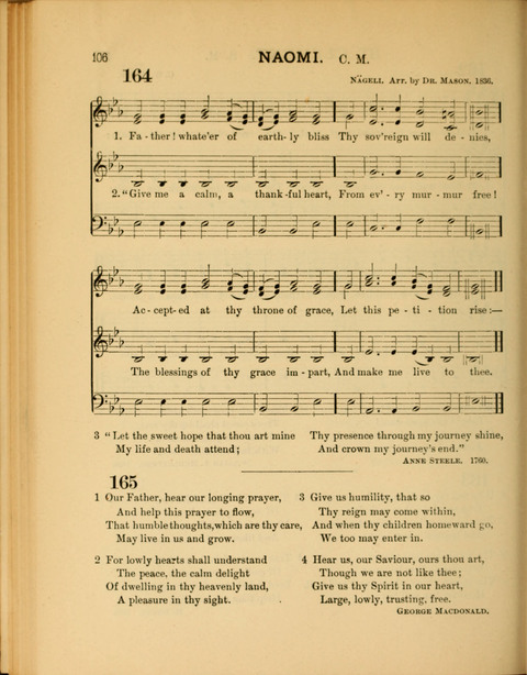 The School Hymnary: a collection of hymns and tunes and patriotic songs for use in public and private schools page 106