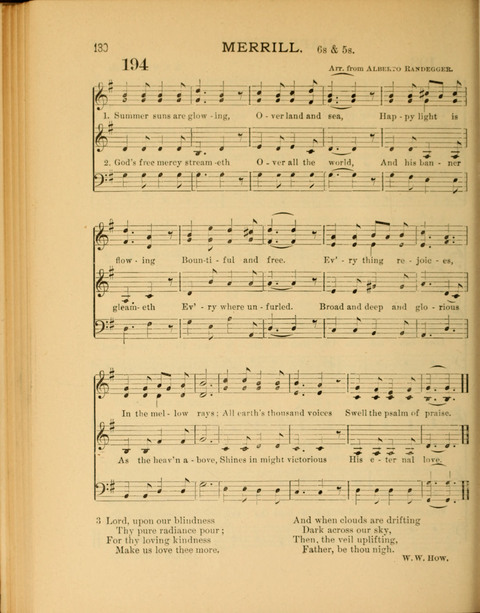 The School Hymnary: a collection of hymns and tunes and patriotic songs for use in public and private schools page 130