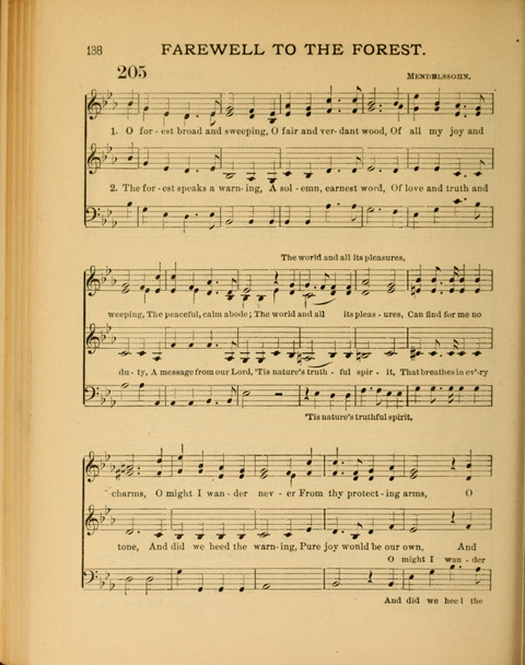 The School Hymnary: a collection of hymns and tunes and patriotic songs for use in public and private schools page 138