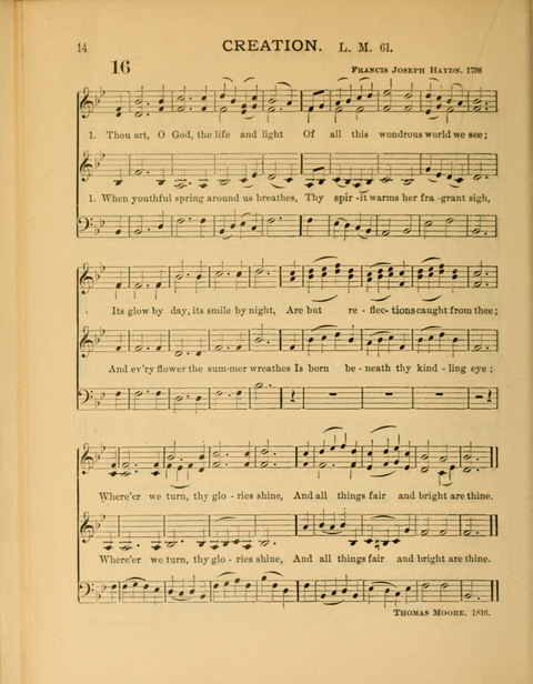 The School Hymnary: a collection of hymns and tunes and patriotic songs for use in public and private schools page 14