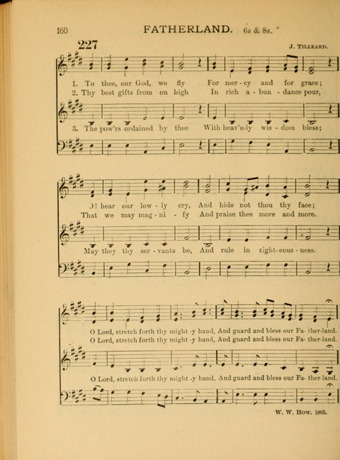 The School Hymnary: a collection of hymns and tunes and patriotic songs for use in public and private schools page 160