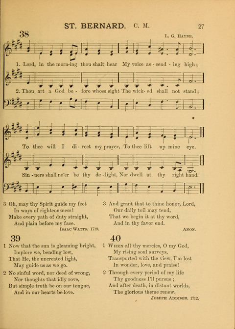 The School Hymnary: a collection of hymns and tunes and patriotic songs for use in public and private schools page 27