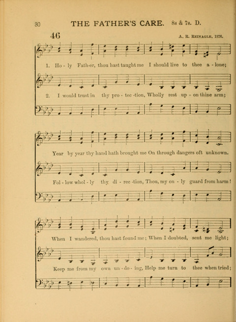 The School Hymnary: a collection of hymns and tunes and patriotic songs for use in public and private schools page 30