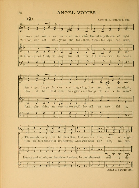 The School Hymnary: a collection of hymns and tunes and patriotic songs for use in public and private schools page 38