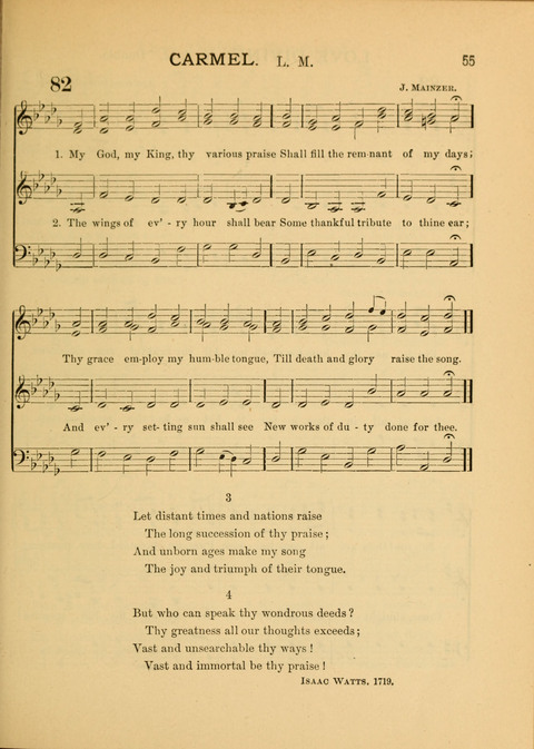 The School Hymnary: a collection of hymns and tunes and patriotic songs for use in public and private schools page 55