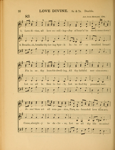 The School Hymnary: a collection of hymns and tunes and patriotic songs for use in public and private schools page 56