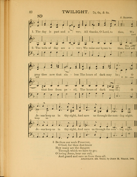 The School Hymnary: a collection of hymns and tunes and patriotic songs for use in public and private schools page 60