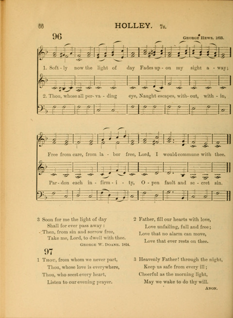The School Hymnary: a collection of hymns and tunes and patriotic songs for use in public and private schools page 66