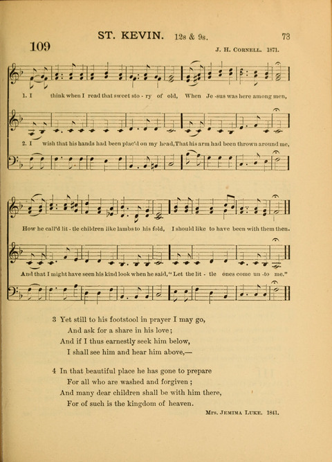 The School Hymnary: a collection of hymns and tunes and patriotic songs for use in public and private schools page 73