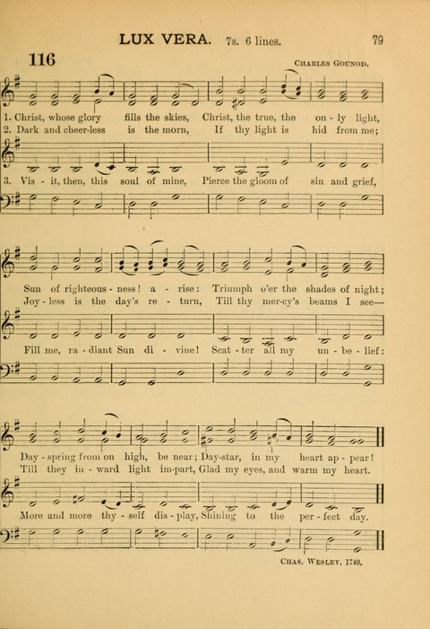 The School Hymnary: a collection of hymns and tunes and patriotic songs for use in public and private schools page 79