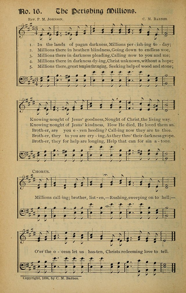 Sweet Harmonies: a new song book of gospels songs for use in revivals and all religious gatherings, sunday-schools, etc. page 10