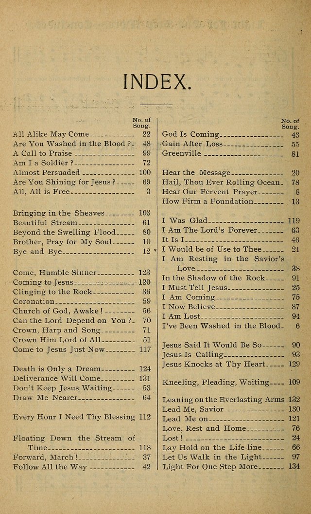 Sweet Harmonies: a new song book of gospels songs for use in revivals and all religious gatherings, sunday-schools, etc. page 110