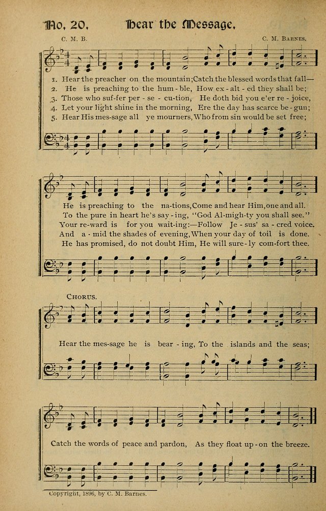 Sweet Harmonies: a new song book of gospels songs for use in revivals and all religious gatherings, sunday-schools, etc. page 14