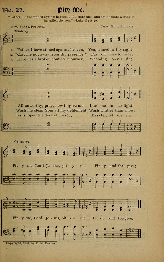 Sweet Harmonies: a new song book of gospels songs for use in revivals and all religious gatherings, sunday-schools, etc. page 21