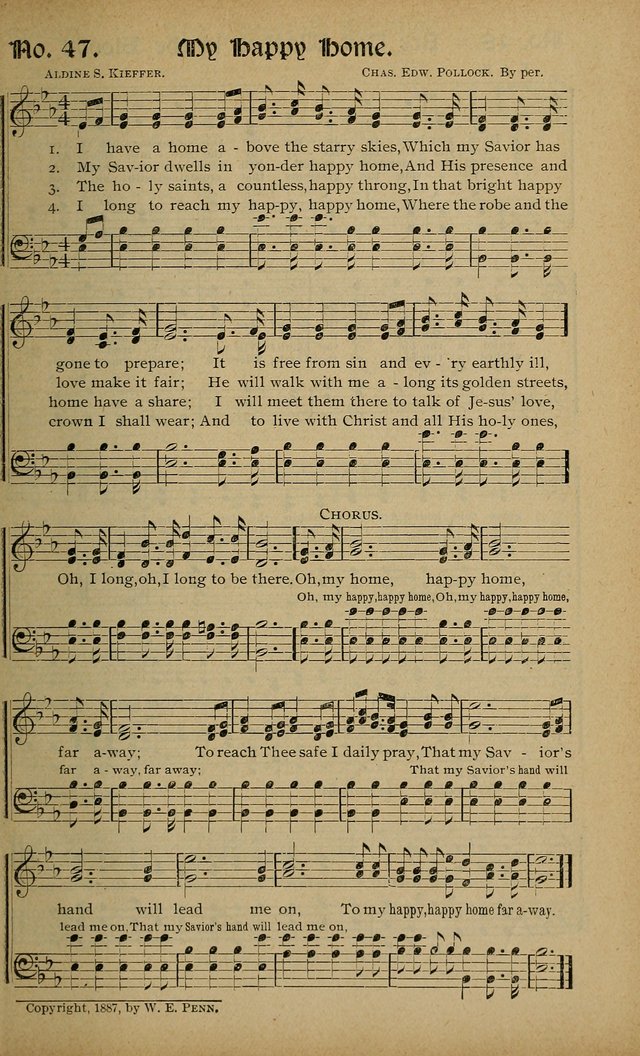 Sweet Harmonies: a new song book of gospels songs for use in revivals and all religious gatherings, sunday-schools, etc. page 35