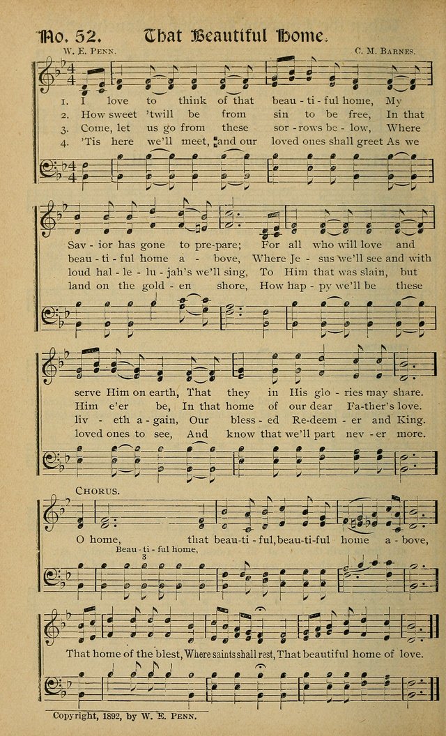 Sweet Harmonies: a new song book of gospels songs for use in revivals and all religious gatherings, sunday-schools, etc. page 40