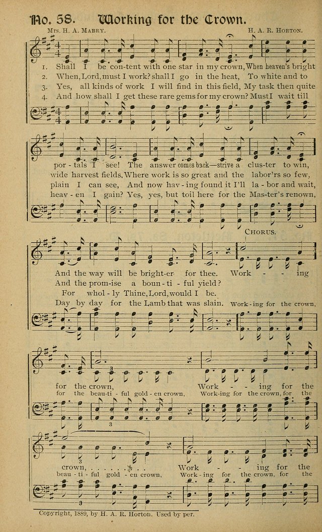 Sweet Harmonies: a new song book of gospels songs for use in revivals and all religious gatherings, sunday-schools, etc. page 46