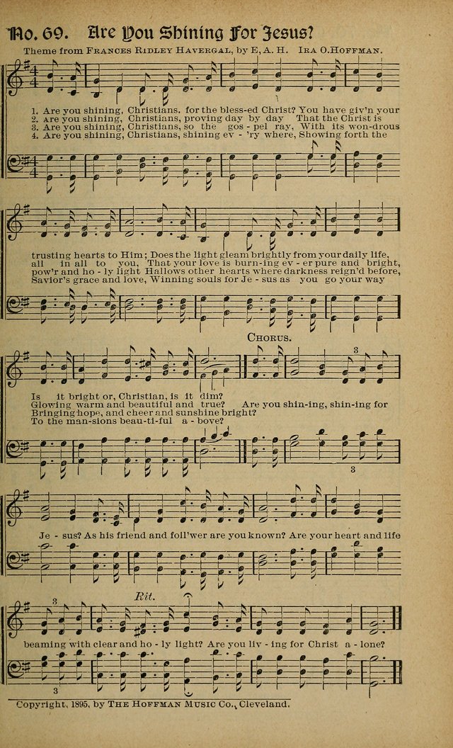 Sweet Harmonies: a new song book of gospels songs for use in revivals and all religious gatherings, sunday-schools, etc. page 57