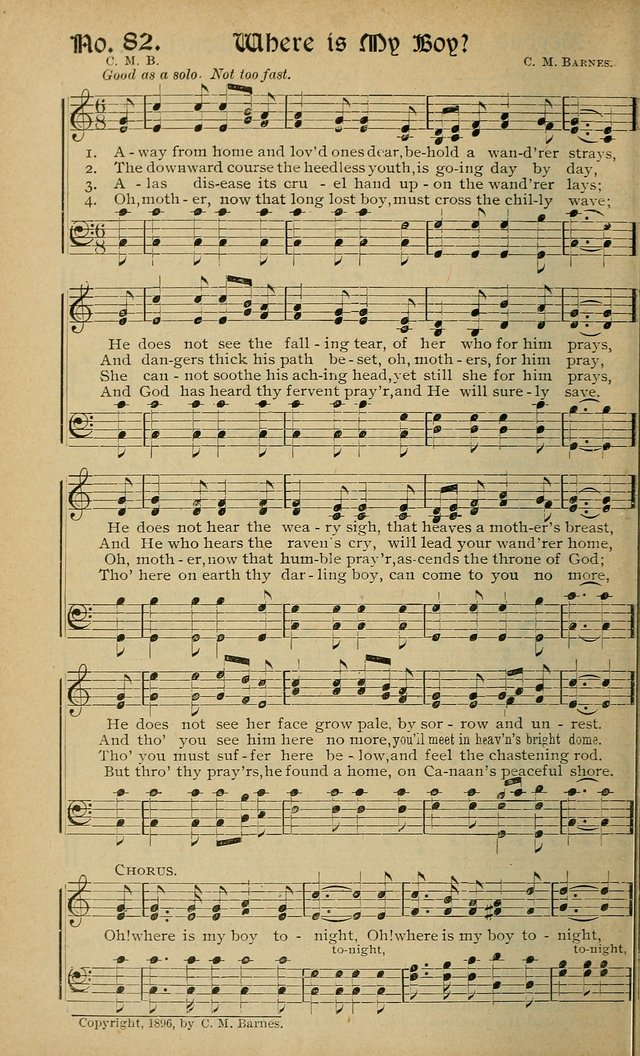 Sweet Harmonies: a new song book of gospels songs for use in revivals and all religious gatherings, sunday-schools, etc. page 68
