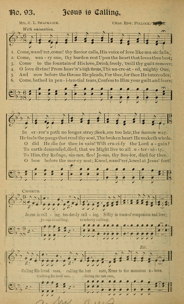 Sweet Harmonies: a new song book of gospels songs for use in revivals and all religious gatherings, sunday-schools, etc. page 78
