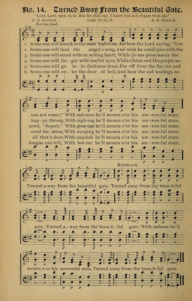 Sweet Harmonies: a new song book of gospels songs for use in revivals and all religious gatherings, sunday-schools, etc. page 8