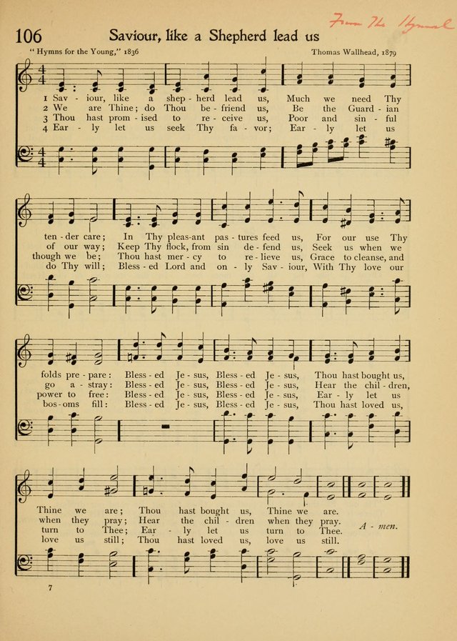 The School Hymnal page 114