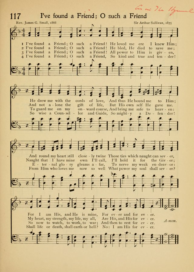 The School Hymnal page 124