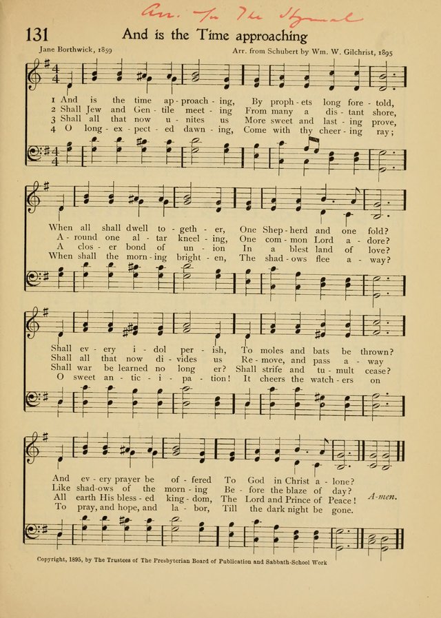 The School Hymnal page 136