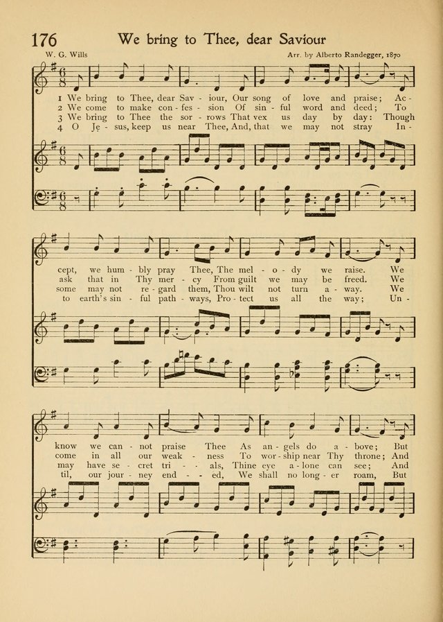 The School Hymnal page 177