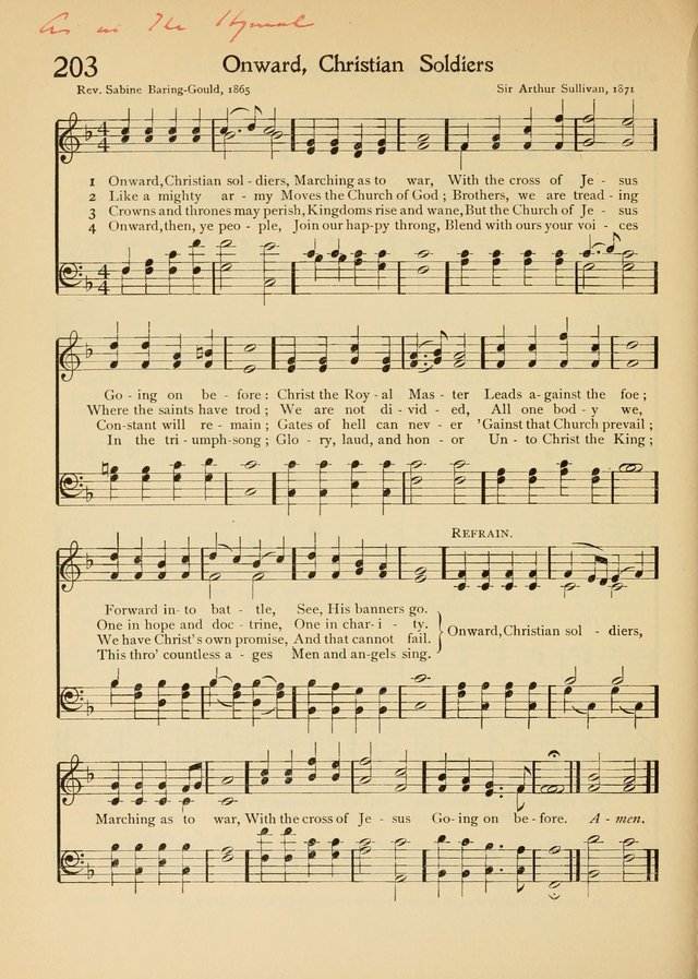 The School Hymnal page 201
