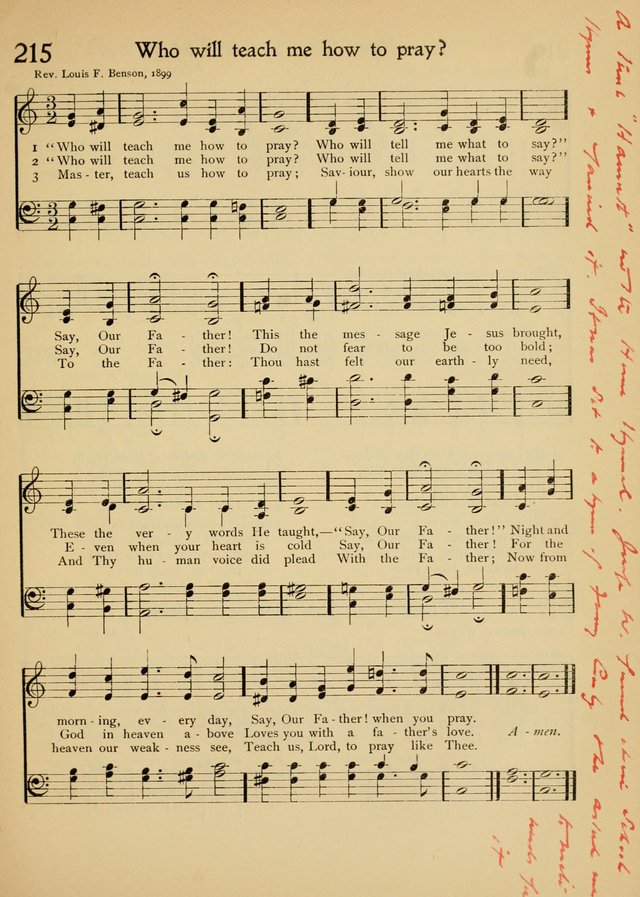 The School Hymnal page 214