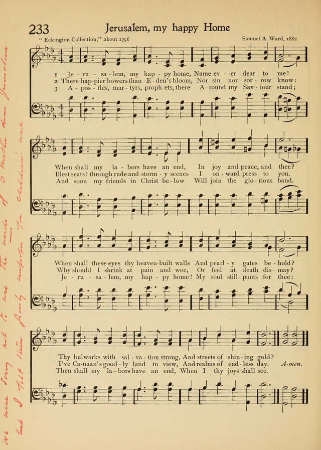 The School Hymnal page 231