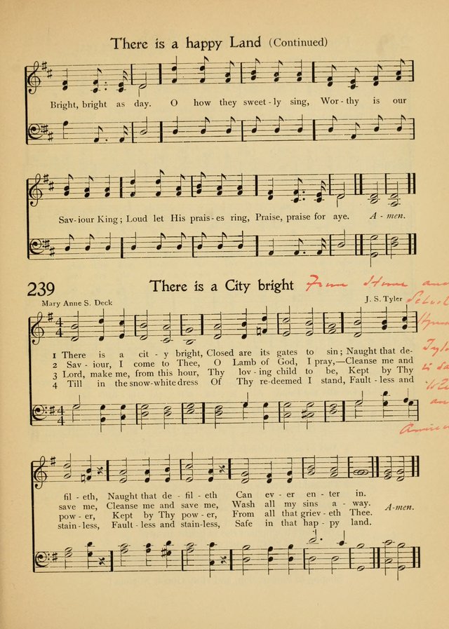 The School Hymnal page 238