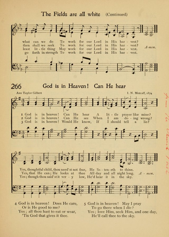 The School Hymnal page 264