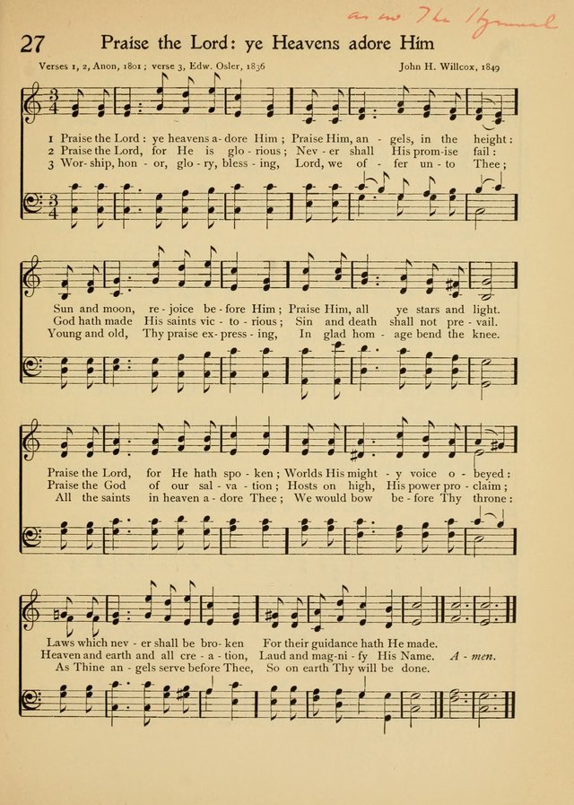 The School Hymnal page 40