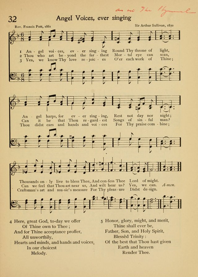 The School Hymnal page 44