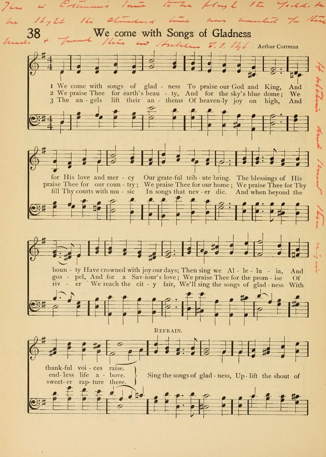 The School Hymnal page 49