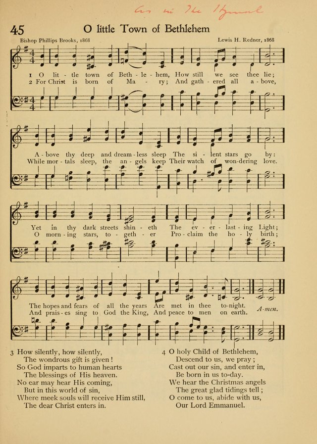 The School Hymnal page 56